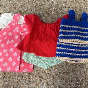 Lot of 3 Handmade Doll Clothes Will Fit American Girl Size Dolls .